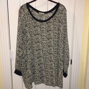 Pleione Leopard Print Top